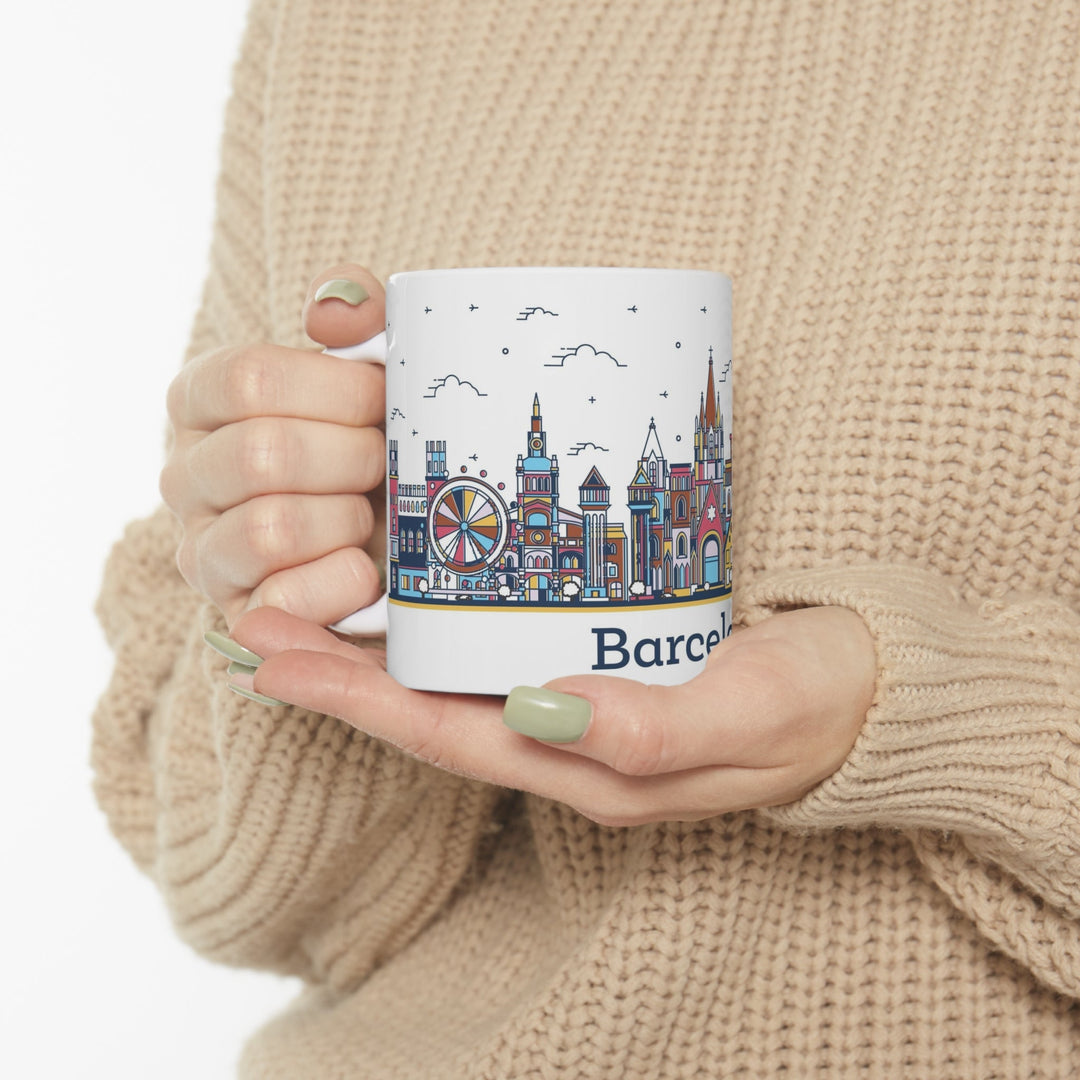 Barcelona Spain Coffee Mug - Ezra's Clothing - Mug