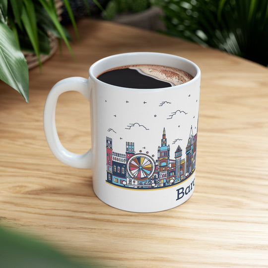 Barcelona Spain Coffee Mug - Ezra's Clothing - Mug