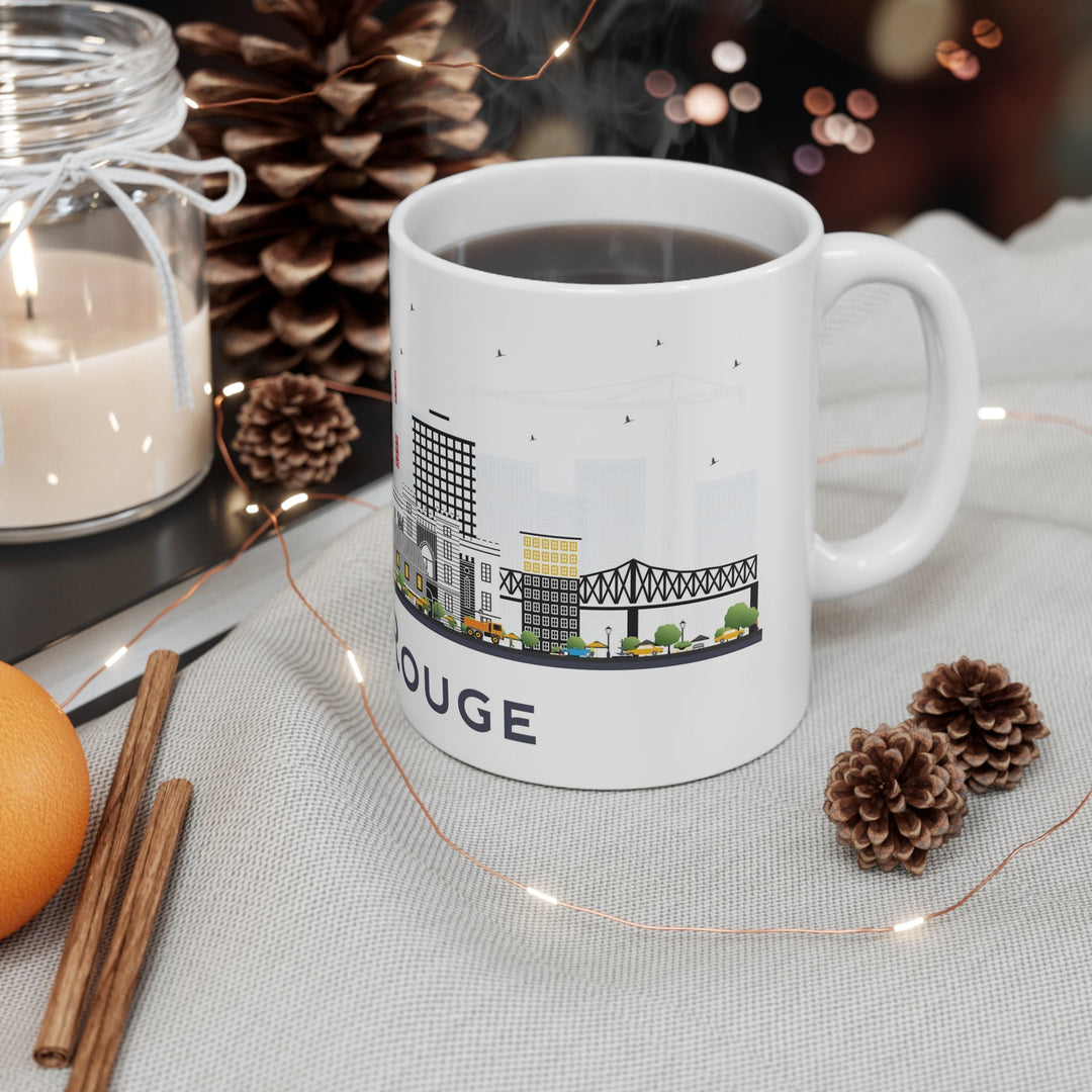 Baton Rouge Louisiana Coffee Mug - Ezra's Clothing - Mug