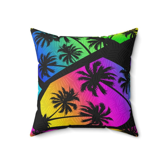 Beach Vibes Geometric Pattern Throw Pillow - Ezra's Clothing - Pillows