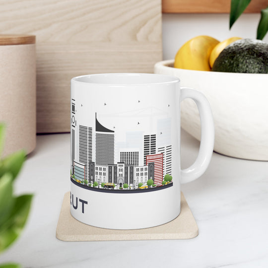 Beirut Lebanon Coffee Mug - Ezra's Clothing - Mug