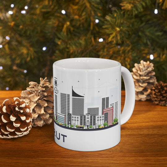 Beirut Lebanon Coffee Mug - Ezra's Clothing - Mug