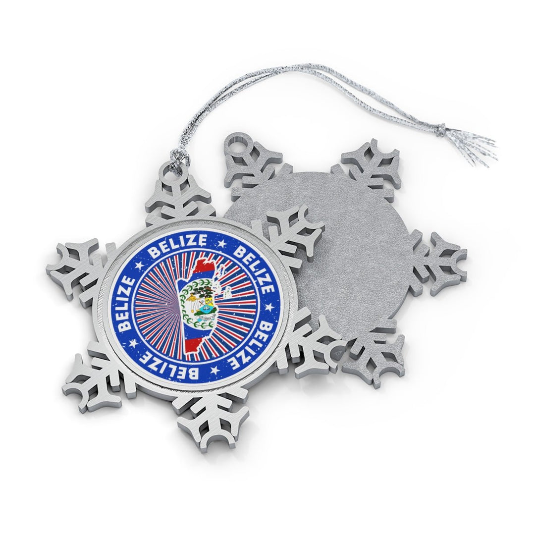 Belize Snowflake Ornament - Ezra's Clothing - Christmas Ornament