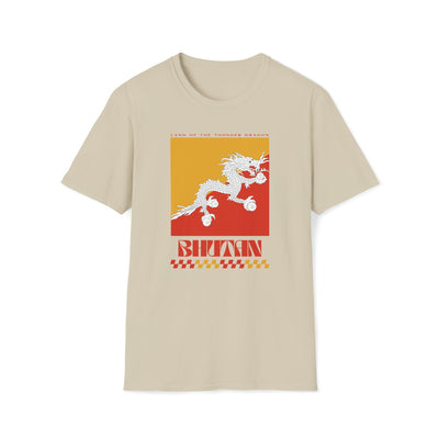 Bhutan Retro T-Shirt - Ezra's Clothing