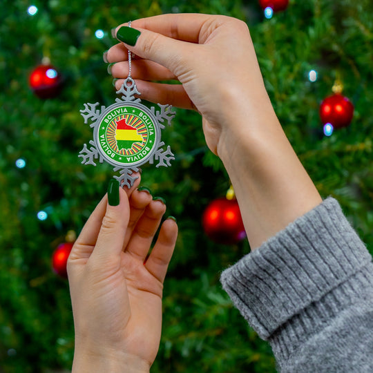 Bolivia Snowflake Ornament - Ezra's Clothing - Christmas Ornament