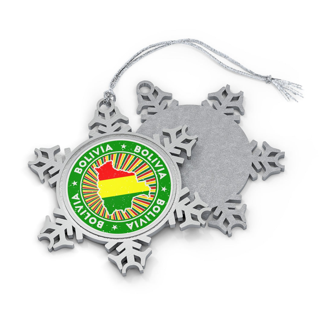 Bolivia Snowflake Ornament - Ezra's Clothing - Christmas Ornament