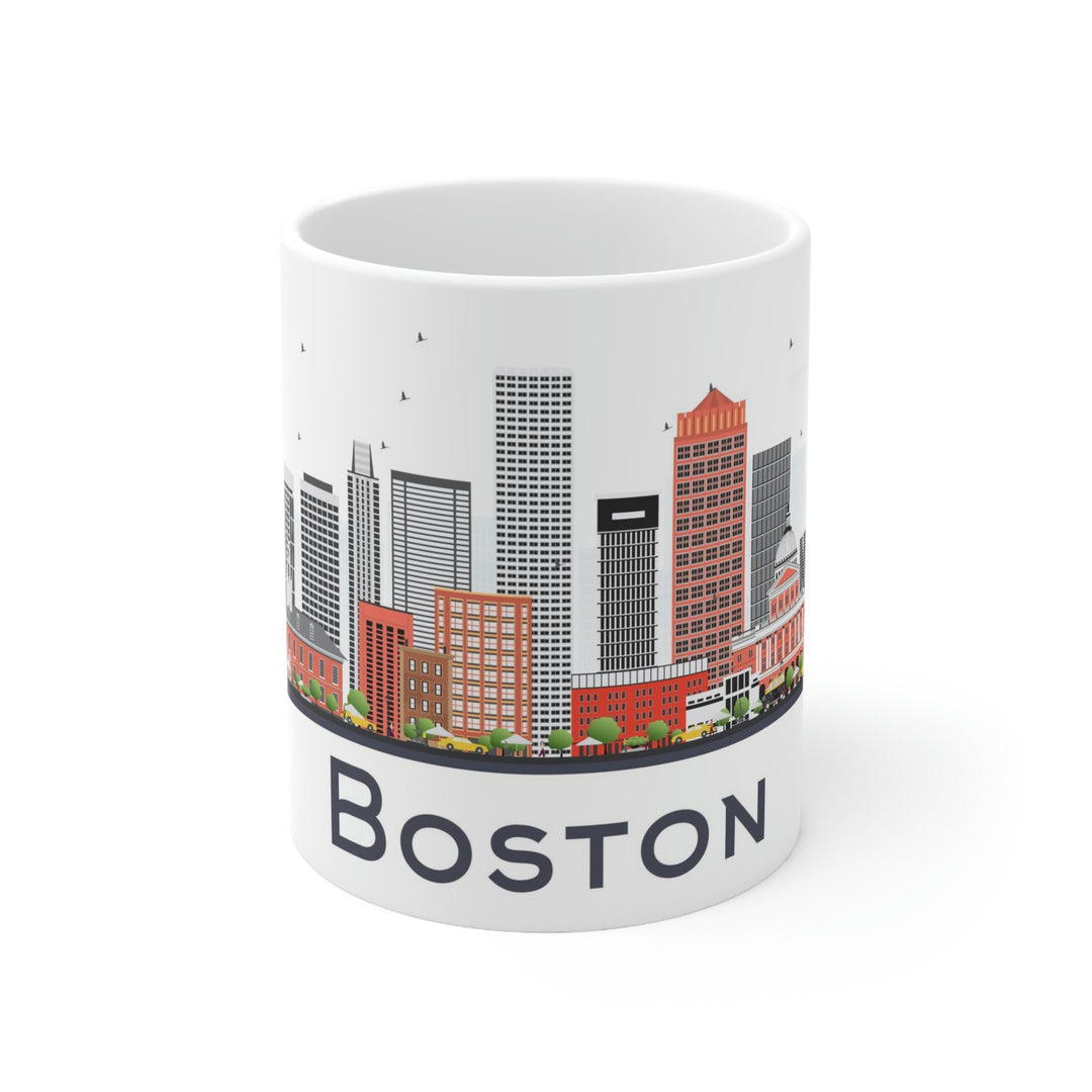 Boston Massachusetts Coffee Mug - Ezra's Clothing - Mug