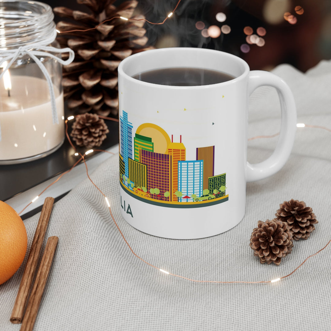 Brasilia Brazil Coffee Mug - Ezra's Clothing - Mug