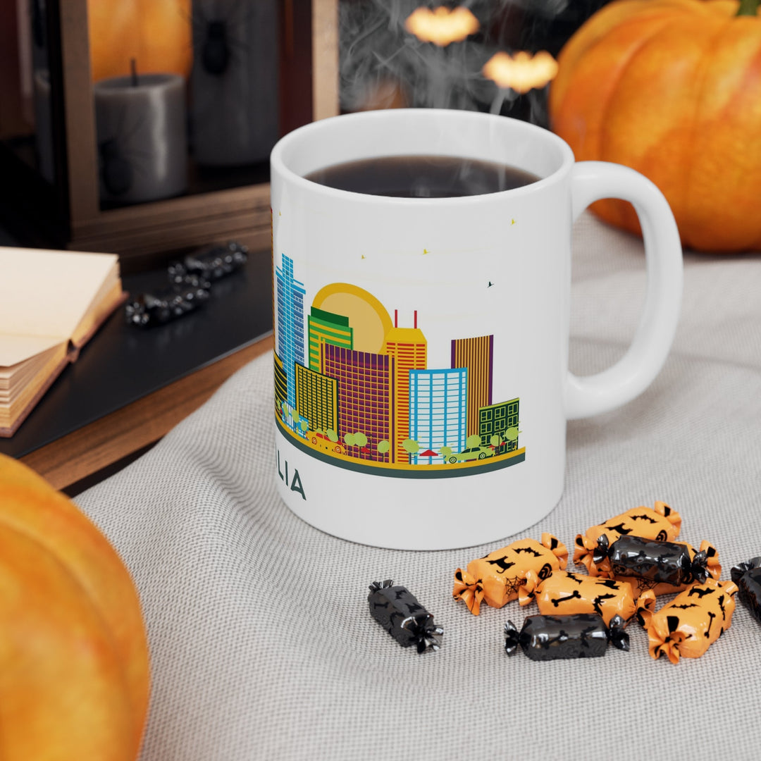 Brasilia Brazil Coffee Mug - Ezra's Clothing - Mug