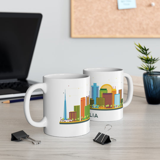 Brasilia Brazil Coffee Mug - Ezra's Clothing - Mug