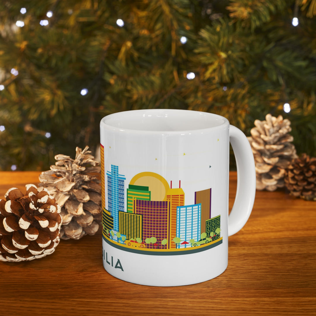 Brasilia Brazil Coffee Mug - Ezra's Clothing - Mug