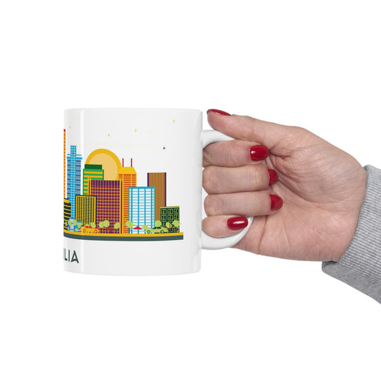 Brasilia Brazil Coffee Mug - Ezra's Clothing - Mug