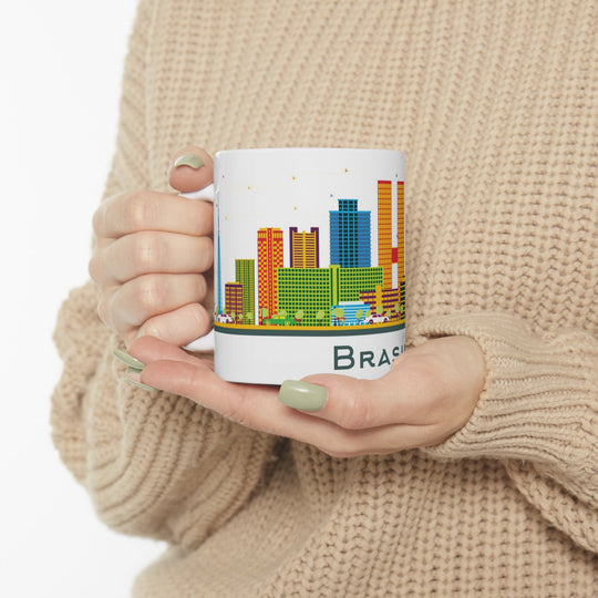 Brasilia Brazil Coffee Mug - Ezra's Clothing - Mug