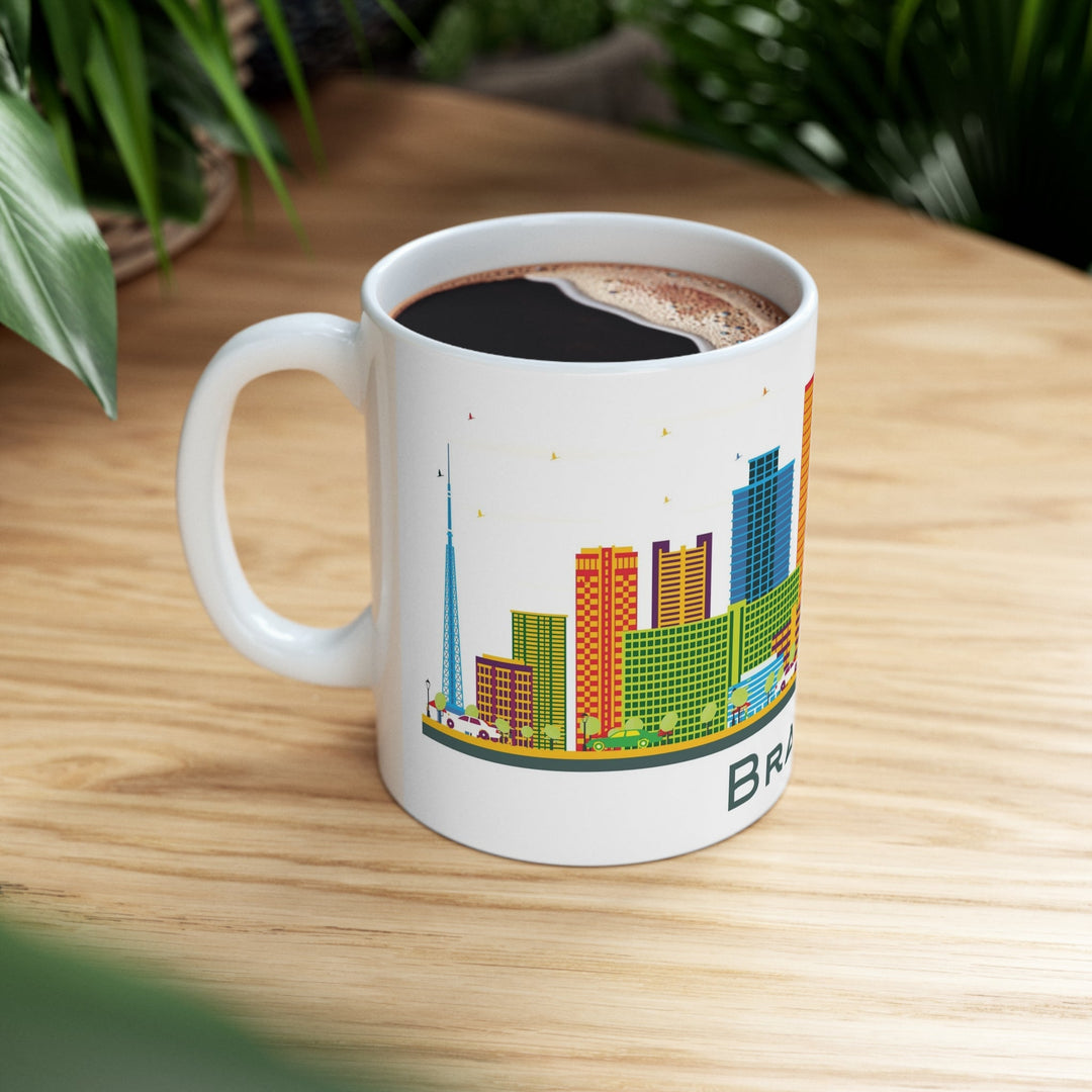 Brasilia Brazil Coffee Mug - Ezra's Clothing - Mug