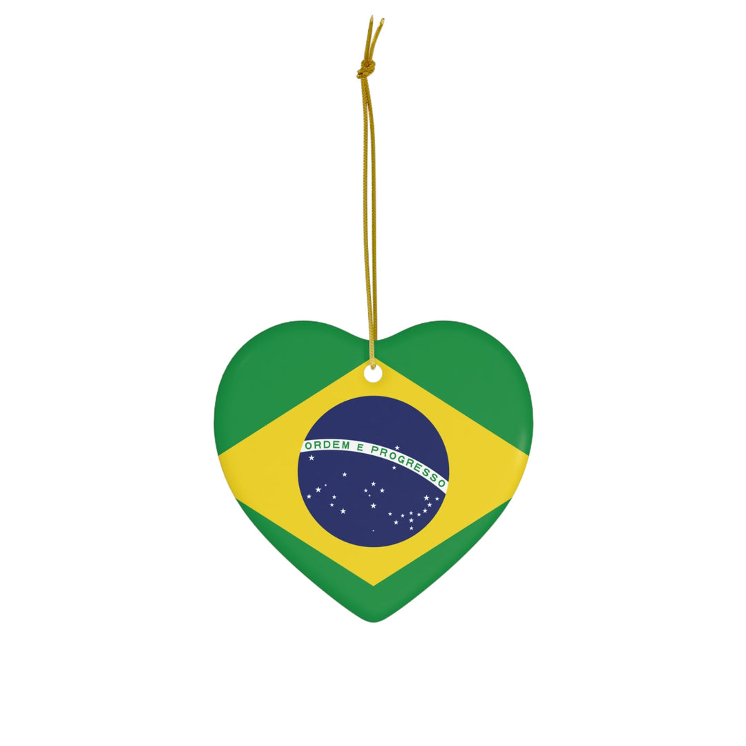 Brazil Ceramic Ornament - Ezra's Clothing - Christmas Ornament