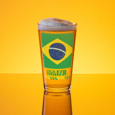 Brazil Pint Glass - Ezra's Clothing