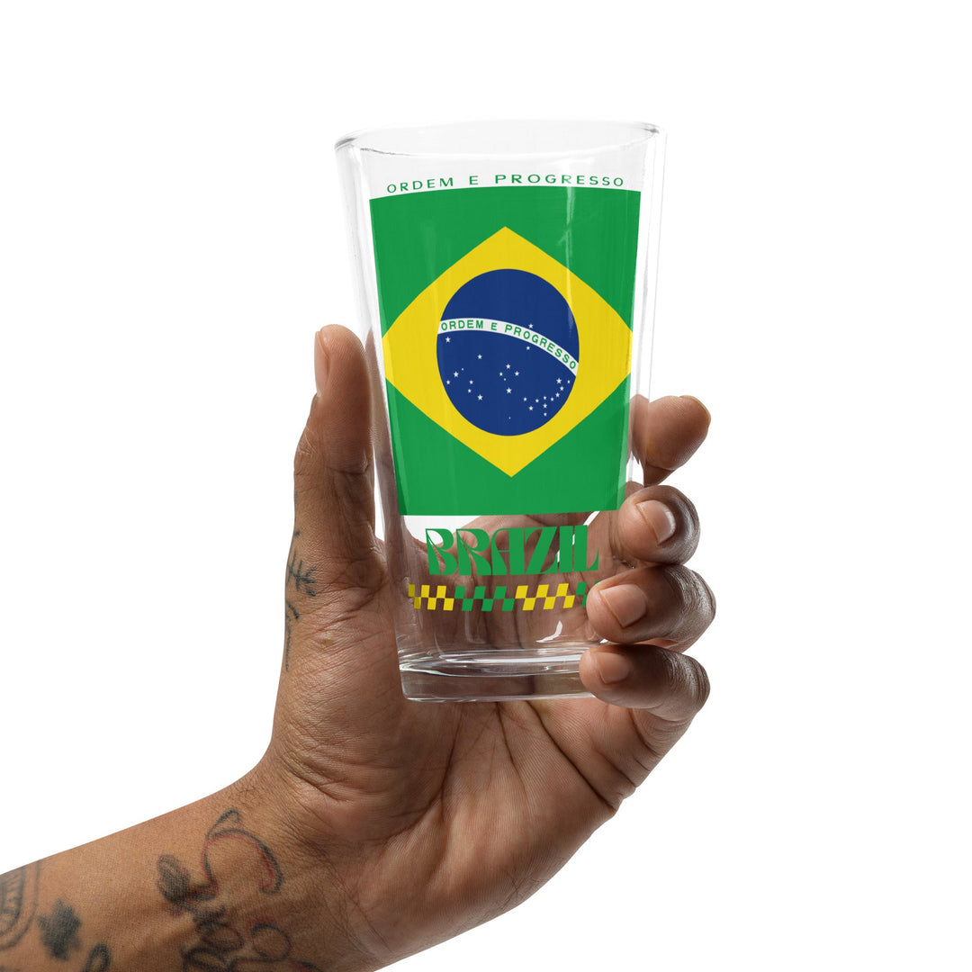 Brazil Pint Glass - Ezra's Clothing - Pint Glass