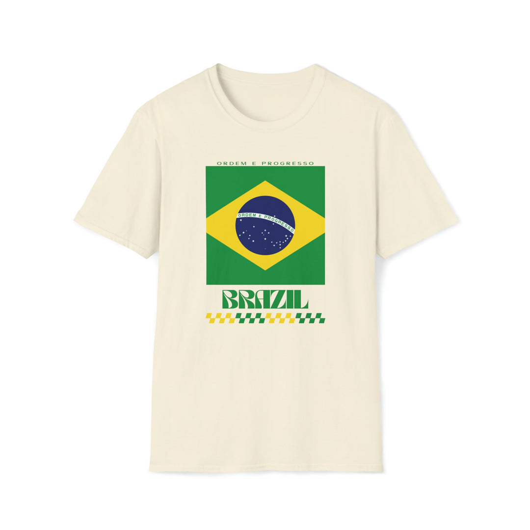 Brazil Retro T-Shirt - Ezra's Clothing - T-Shirt