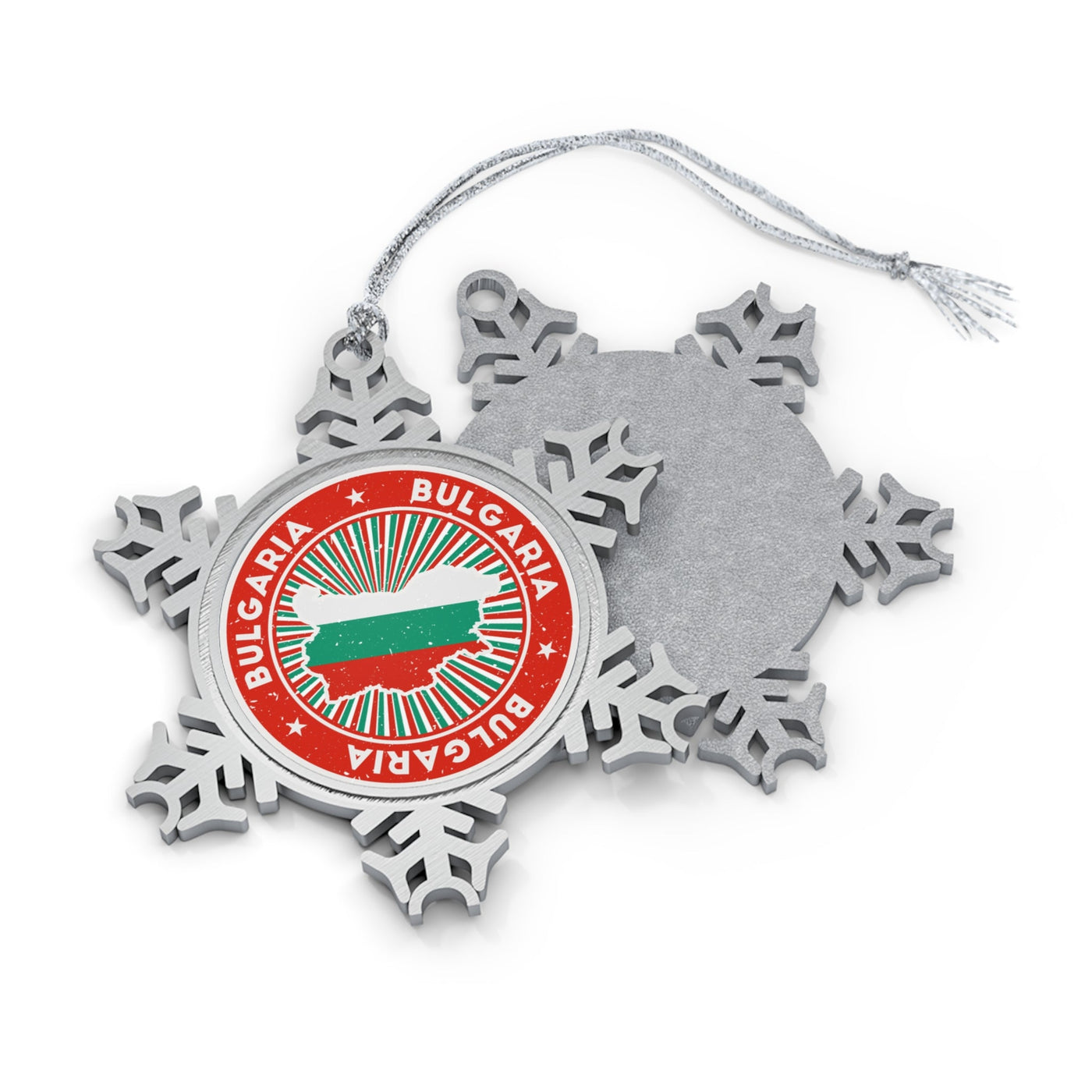 Bulgaria Snowflake Ornament - Ezra's Clothing