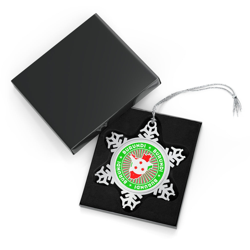Burundi Snowflake Ornament - Ezra's Clothing - Christmas Ornament