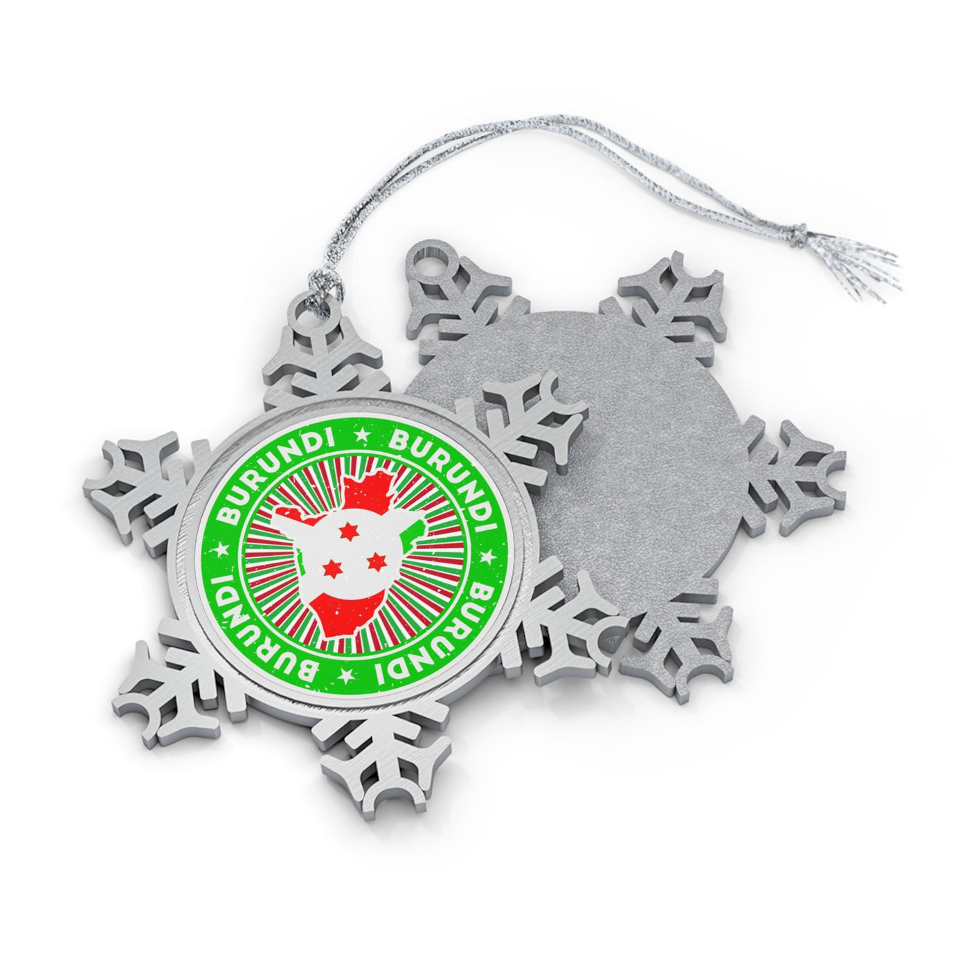 Burundi Snowflake Ornament - Ezra's Clothing