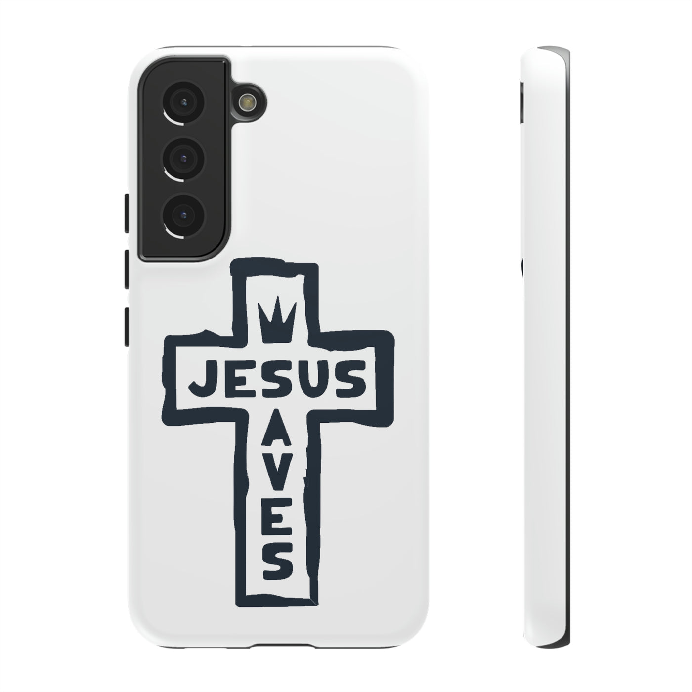 Jesus Saves Case Tough Case Ezra's Clothing Samsung Galaxy S22 Matte 