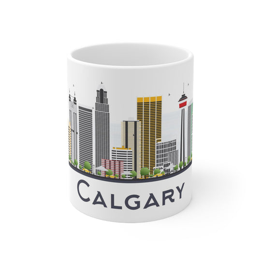 Calgary Canada Coffee Mug - Ezra's Clothing - Mug