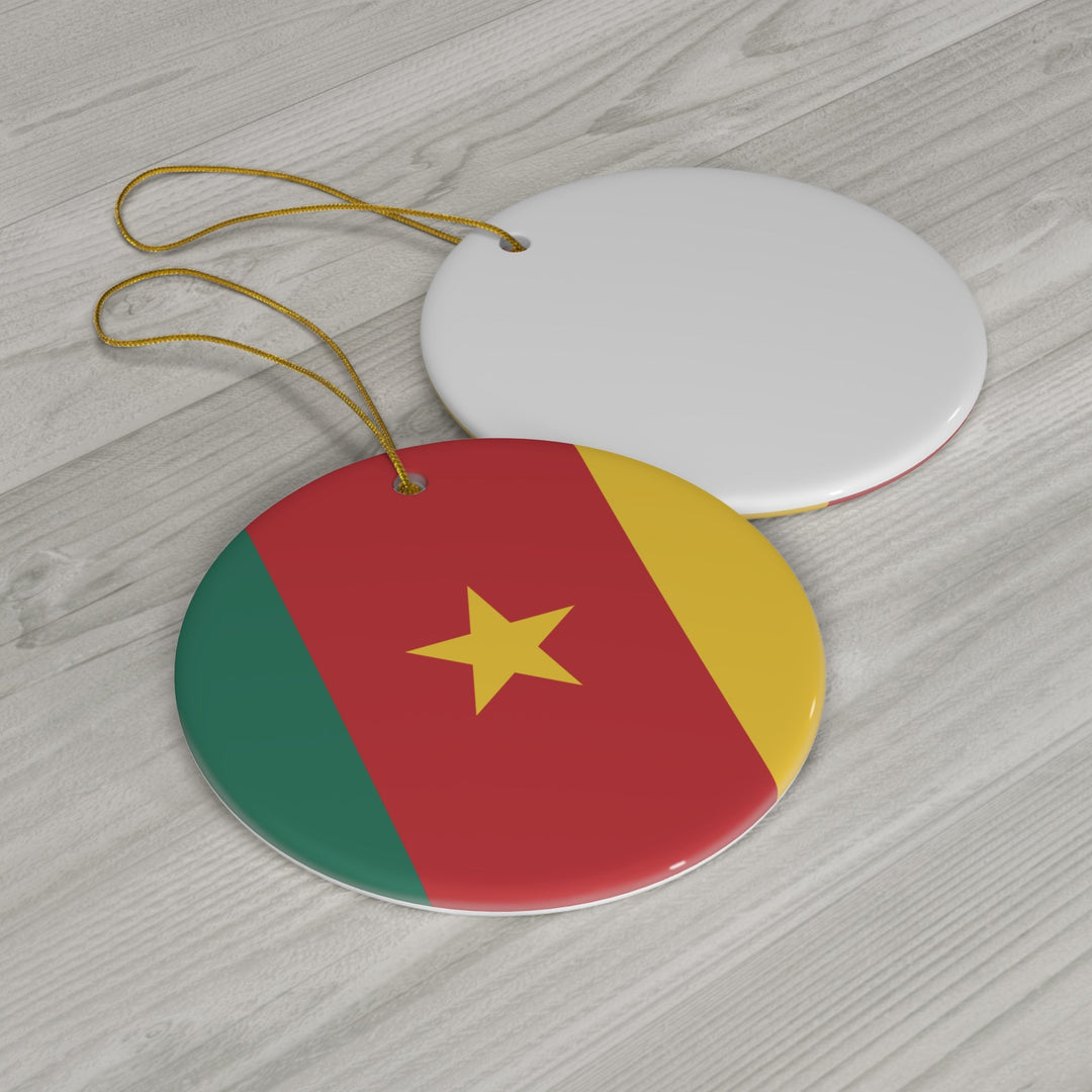 Cameroon Ceramic Ornament - Ezra's Clothing - Christmas Ornament