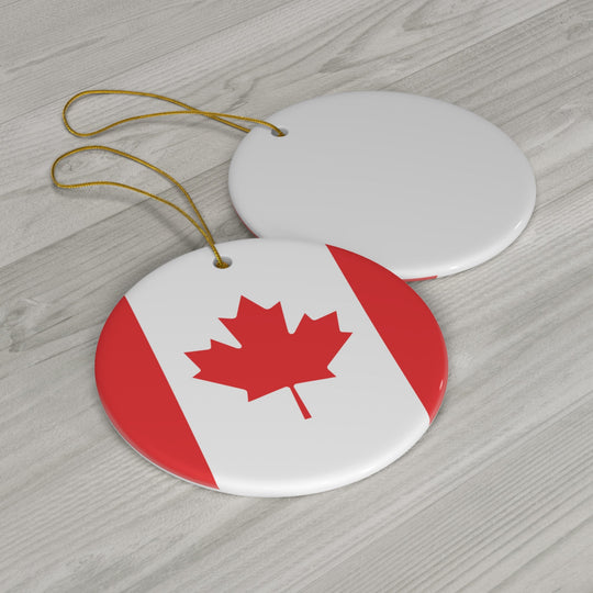Canada Ceramic Ornament - Ezra's Clothing - Christmas Ornament