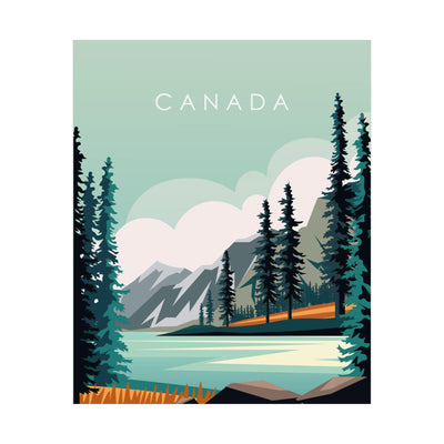 Canada Travel Poster - Ezra's Clothing