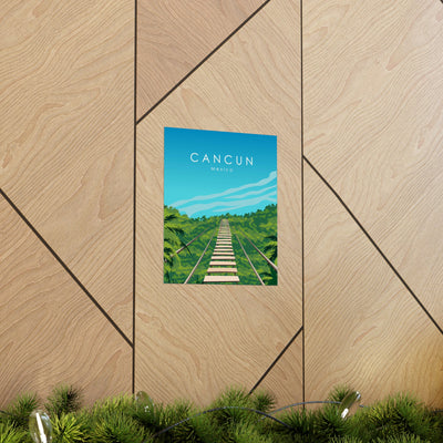 Cancun Mexico Travel Poster - Ezra's Clothing