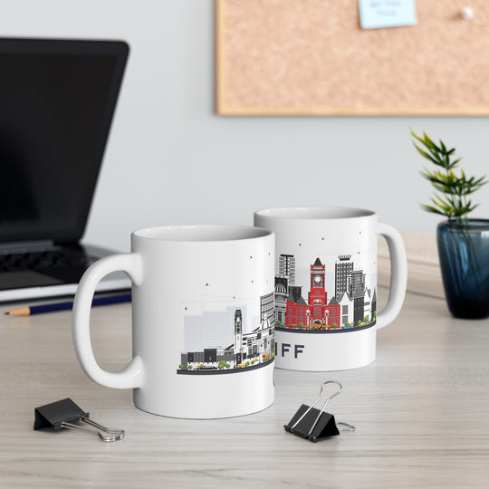 Cardiff Wales Coffee Mug - Ezra's Clothing - Mug