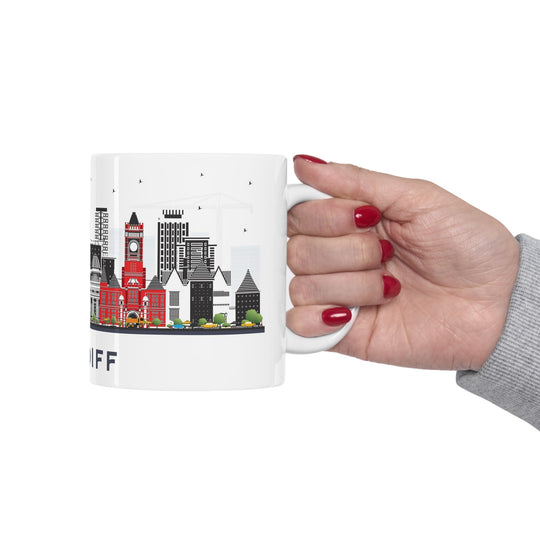 Cardiff Wales Coffee Mug - Ezra's Clothing - Mug