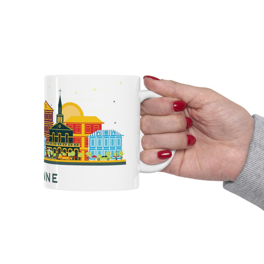 Cayenne French Guiana Coffee Mug - Ezra's Clothing - Mug