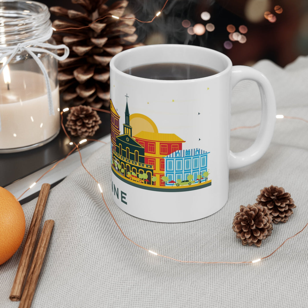 Cayenne French Guiana Coffee Mug - Ezra's Clothing - Mug