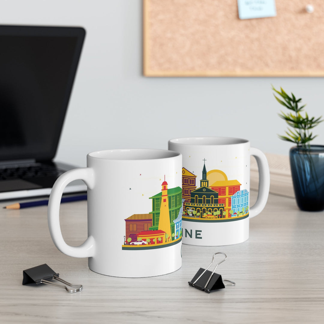 Cayenne French Guiana Coffee Mug - Ezra's Clothing - Mug