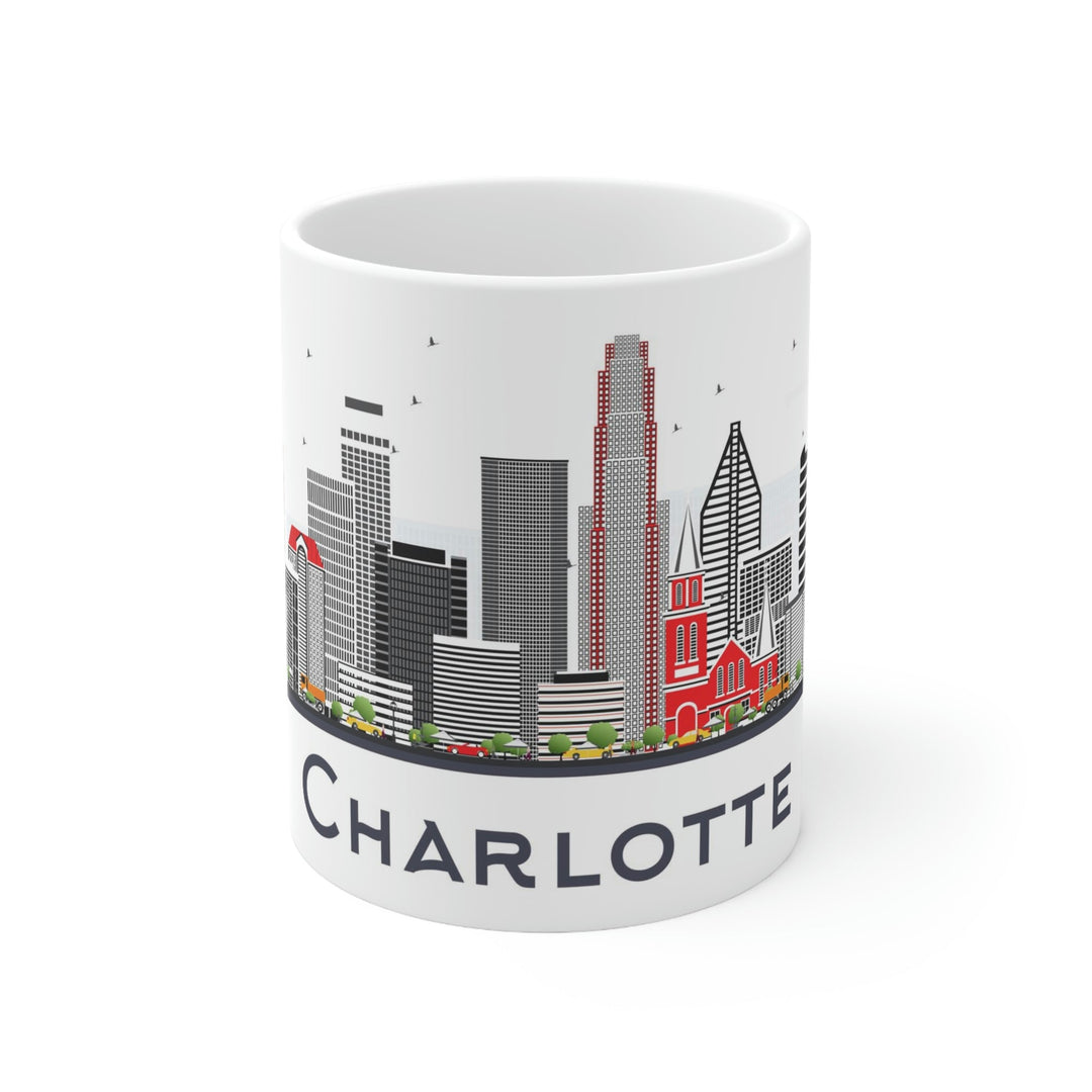 Charlotte North Carolina Coffee Mug - Ezra's Clothing - Mug