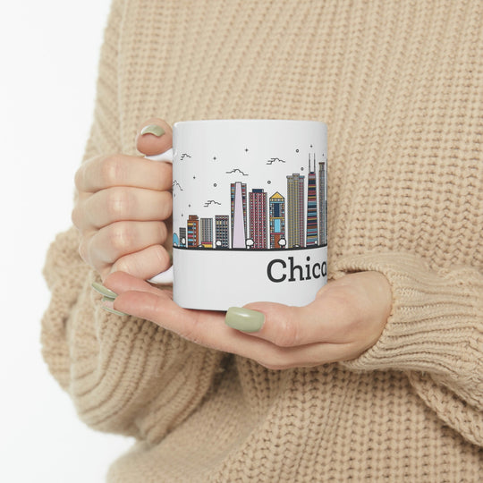Chicago Illinois Coffee Mug - Ezra's Clothing - Mug