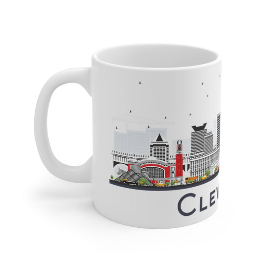Cleveland Ohio Coffee Mug - Ezra's Clothing - Mug