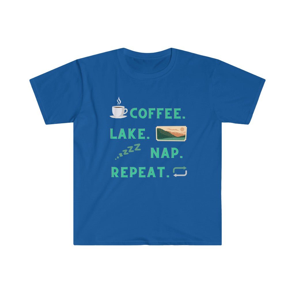 Coffee Lake Nap Repeat T-Shirt - Ezra's Clothing - T-Shirt