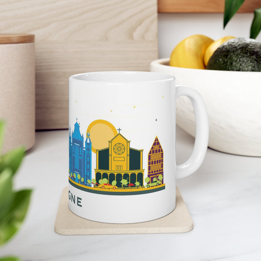 Cologne Germany Coffee Mug - Ezra's Clothing - Mug