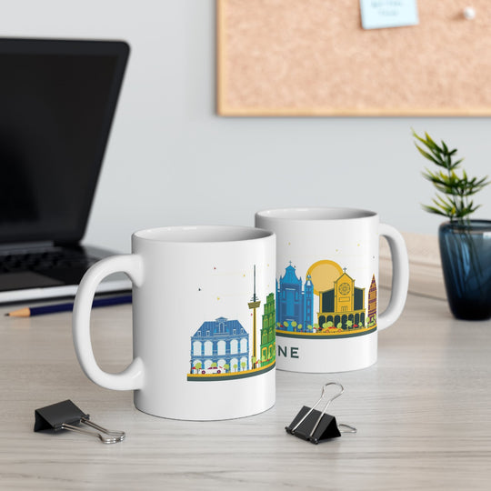 Cologne Germany Coffee Mug - Ezra's Clothing - Mug