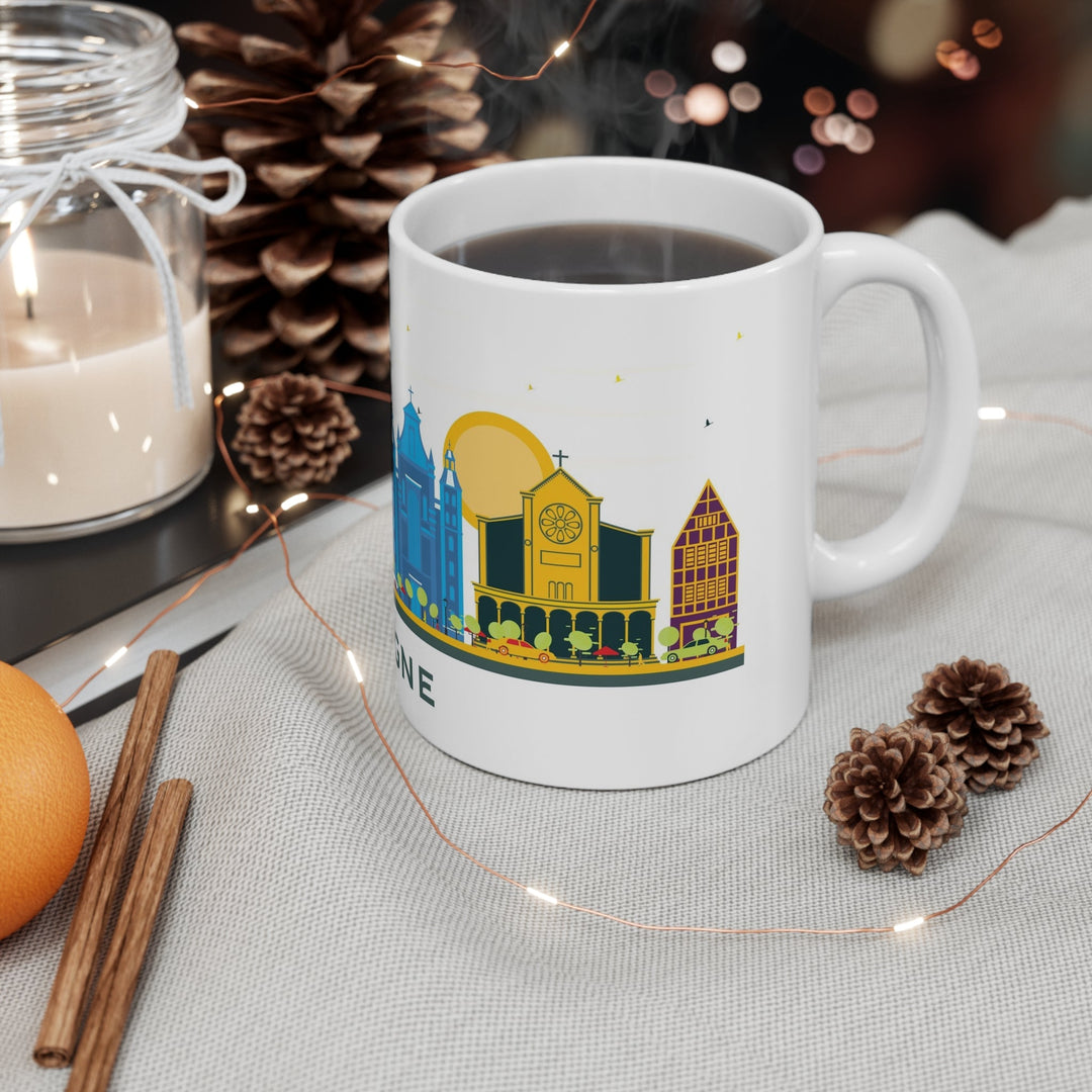 Cologne Germany Coffee Mug - Ezra's Clothing - Mug