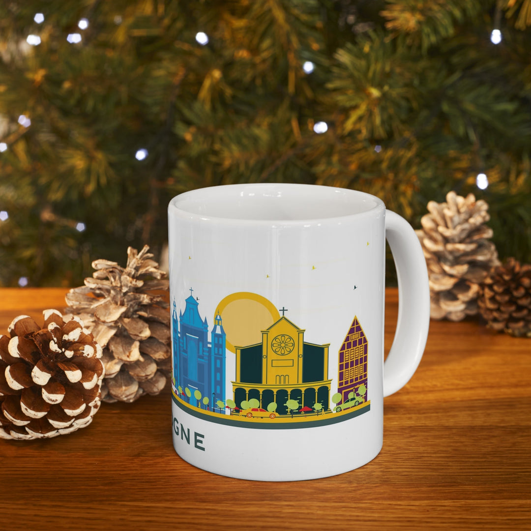 Cologne Germany Coffee Mug - Ezra's Clothing - Mug