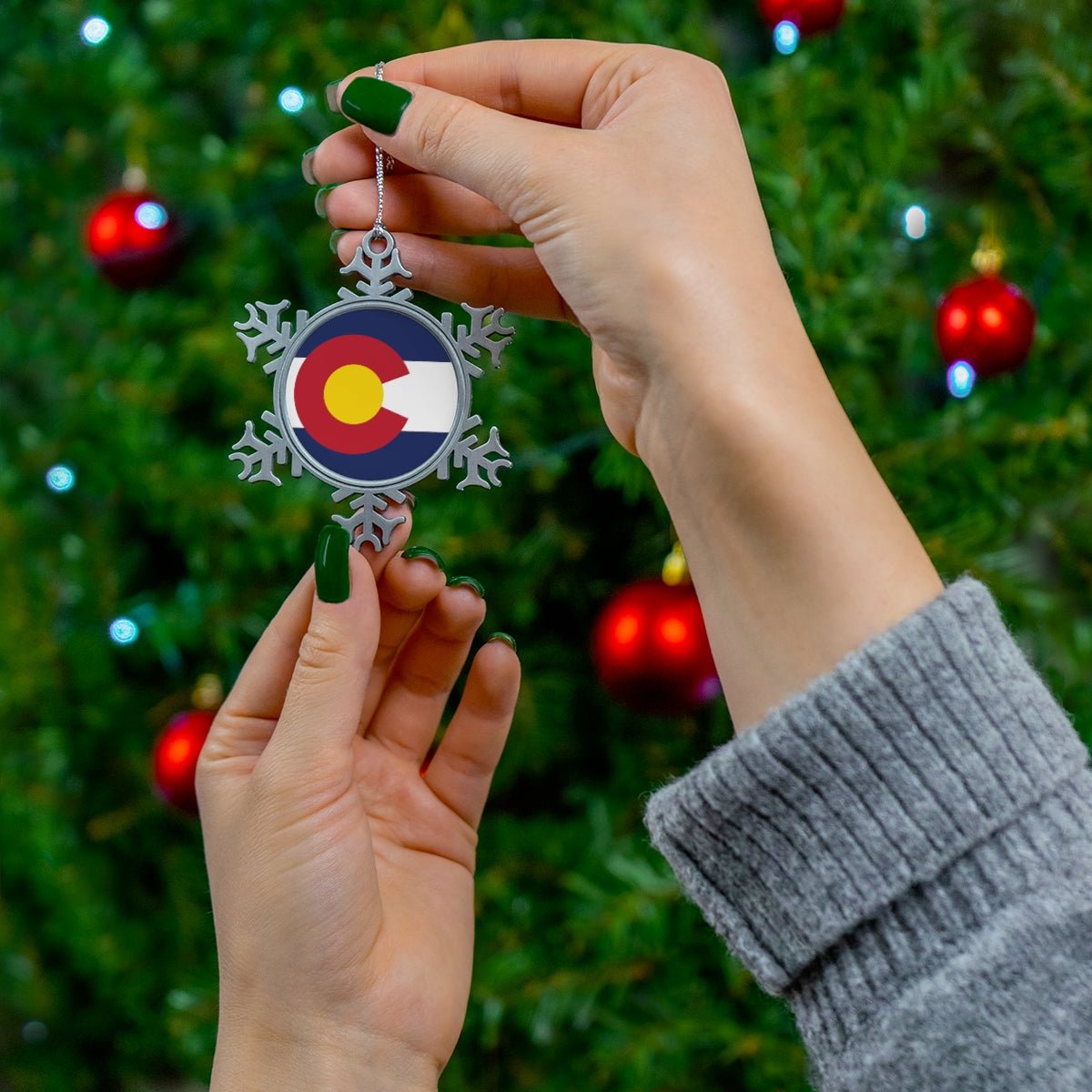Colorado Snowflake Ornament - Ezra's Clothing