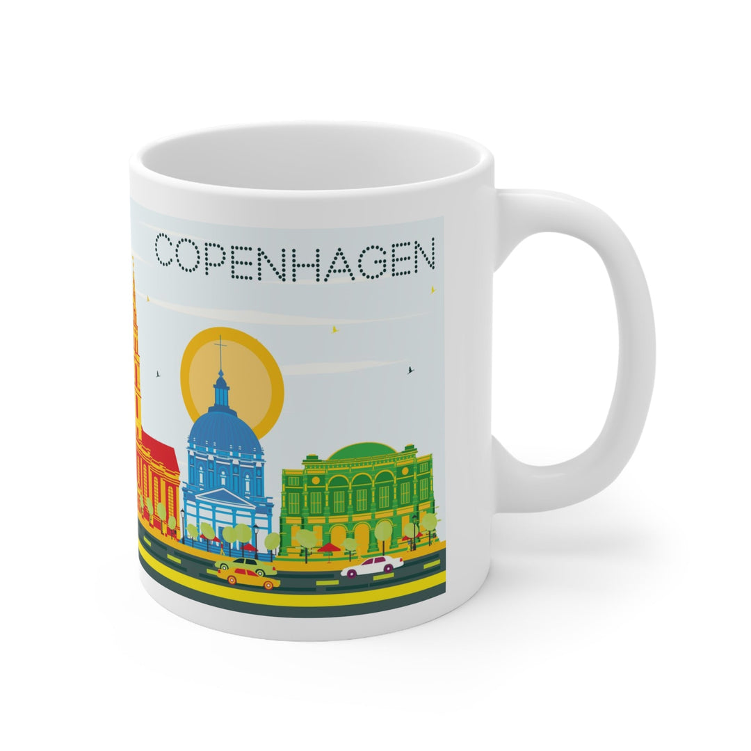 Copenhagen Denmark Coffee Mug - Ezra's Clothing - Mug