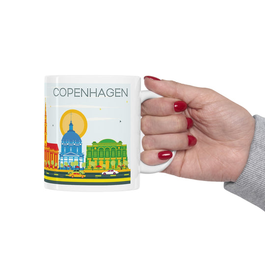 Copenhagen Denmark Coffee Mug - Ezra's Clothing - Mug