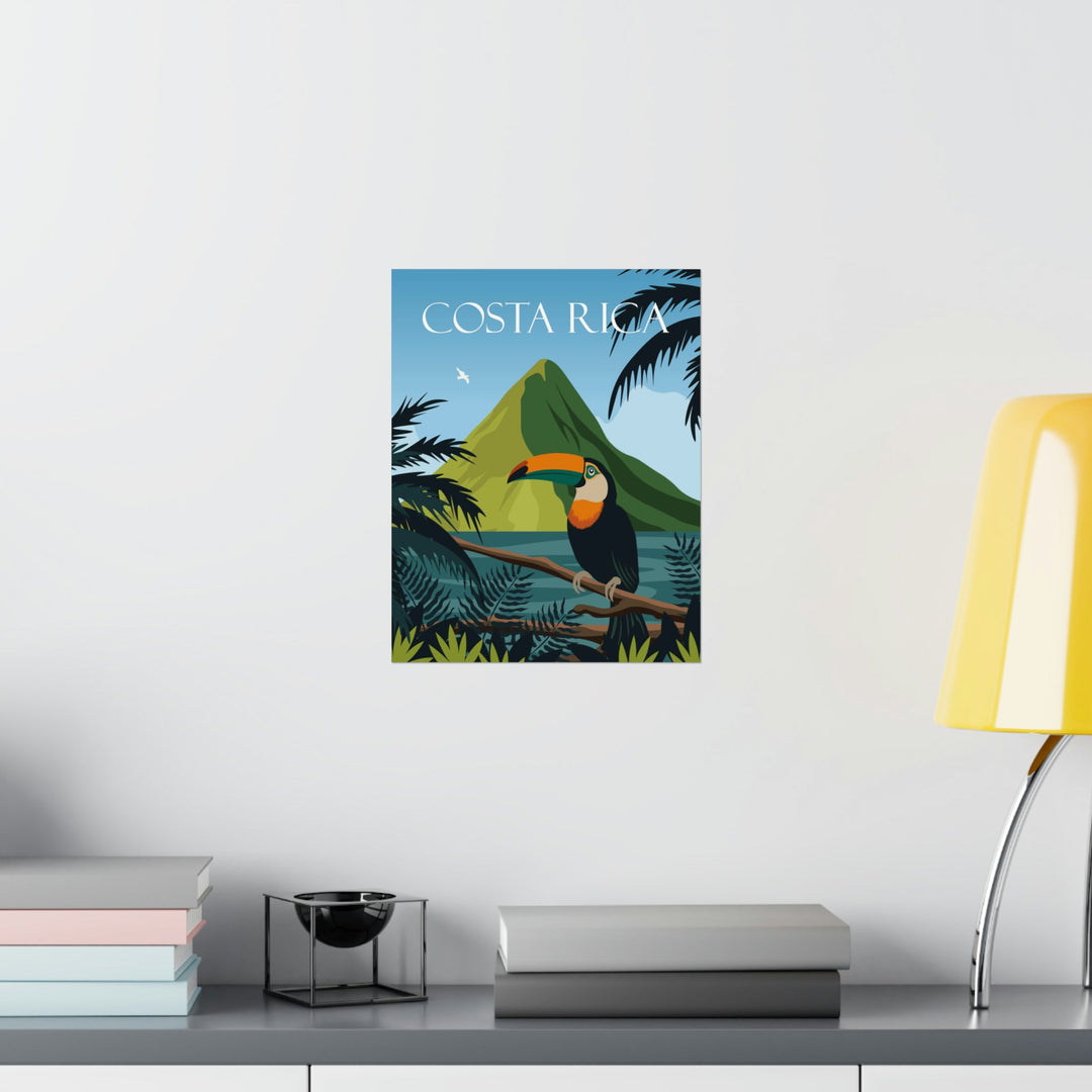 Costa Rica Travel Poster - Ezra's Clothing - Poster