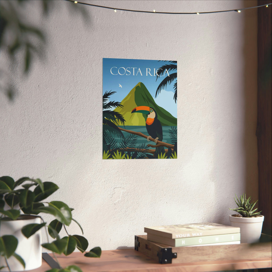 Costa Rica Travel Poster - Ezra's Clothing - Poster