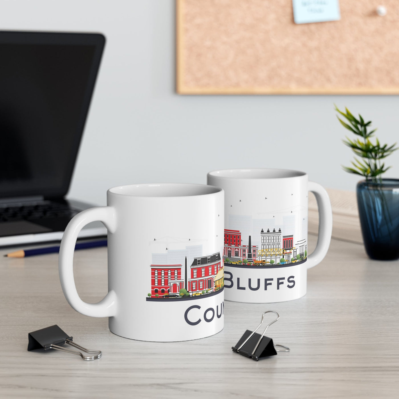 Council Bluffs Iowa Coffee Mug - Ezra's Clothing